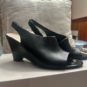 Franco Sarto Black Heeled Shoes